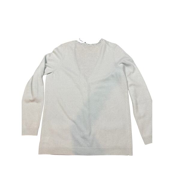 Talbots Sweater Luxury Light Blue Size M - Picture 4 of 9